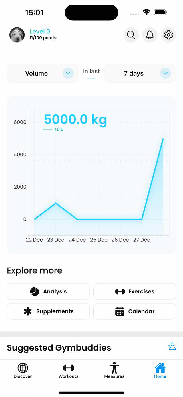 Gainflow free workout tracker and gym log app - track progressive overload, log exercises, and analyze strength training progress